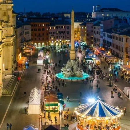 Piazza Navona Domus Vetrina * Rom